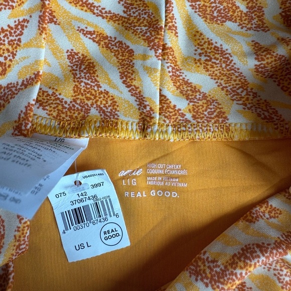 Aerie Orange High-Cut Bikini Bottom - Picture 2 of 4